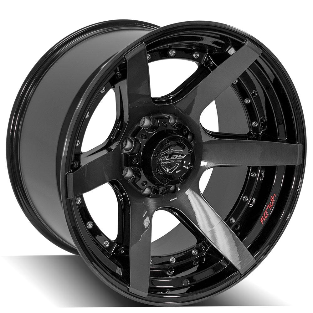 4PLAY Gen2 4P60 22x12 8x170mm -44et in Brushed Black