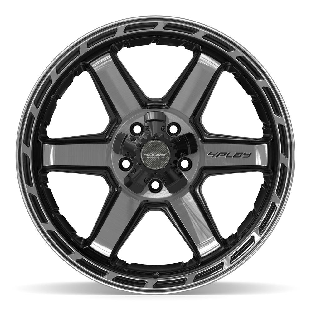 4PLAY Gen3 4P63 20x10 5x5" & 5x5.5" -18et in Brushed Black