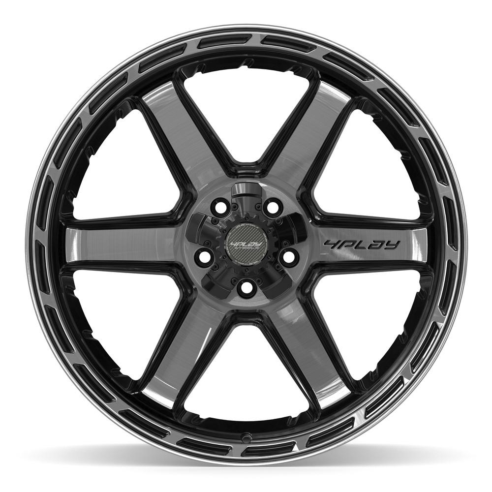 4PLAY Gen3 4P63 22x12 5x5" & 5x5.5" -44et in Brushed Black