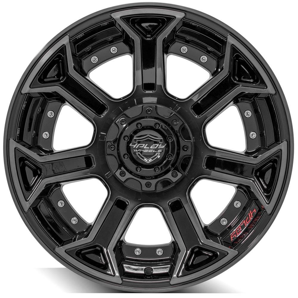 4PLAY Gen2 4P70 20x10 6x135mm & 6x5.5" -18et in Brushed Black