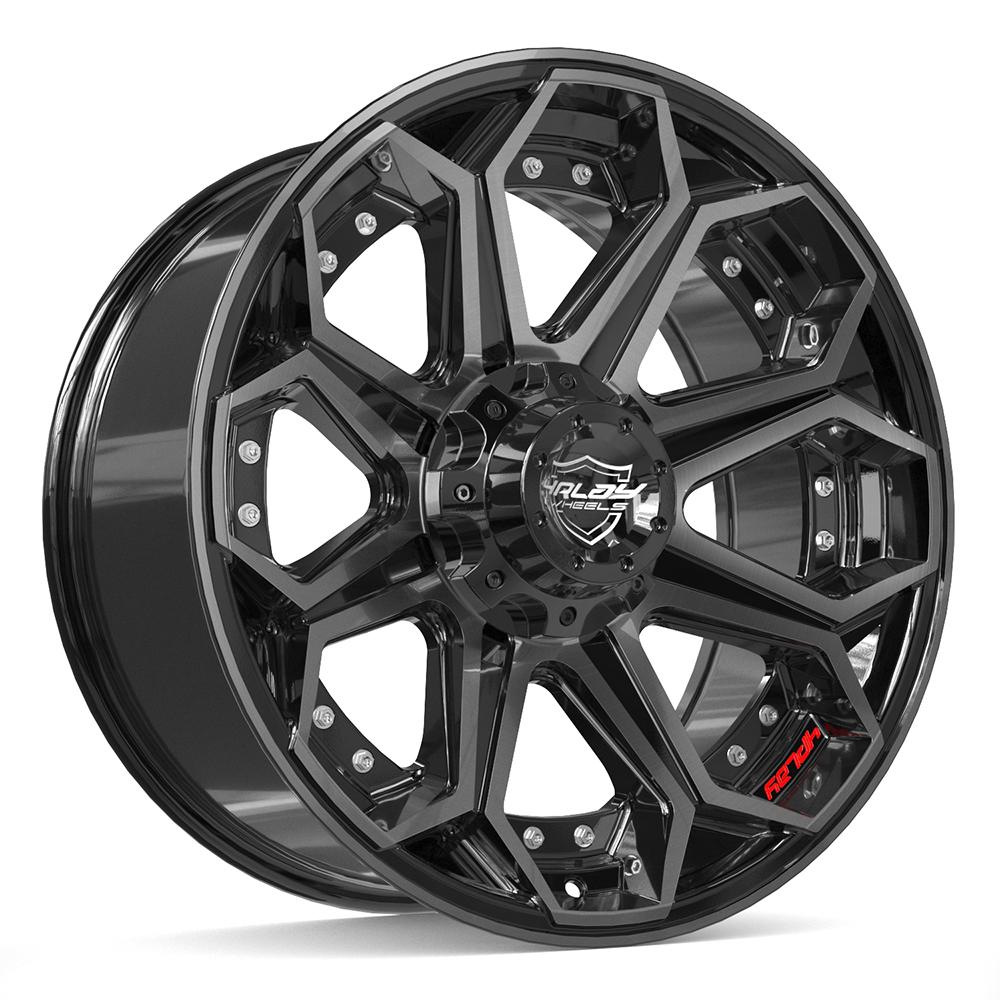 4PLAY Gen2 4P80R 20x9 6x135mm & 6x5.5" +0et in Brushed Black