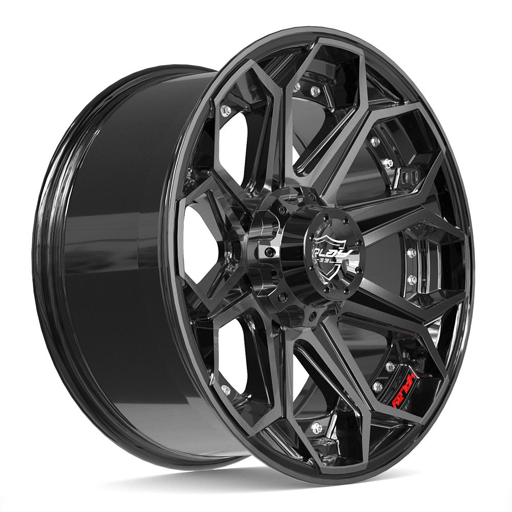 4PLAY Gen2 4P80R 20x9 6x135mm & 6x5.5" +0et in Brushed Black