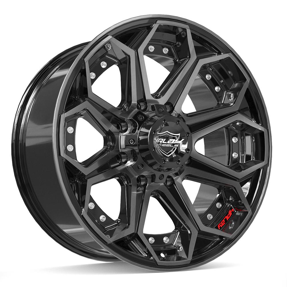 4PLAY Gen2 4P80R 20x9 8x170mm +0et in Brushed Black