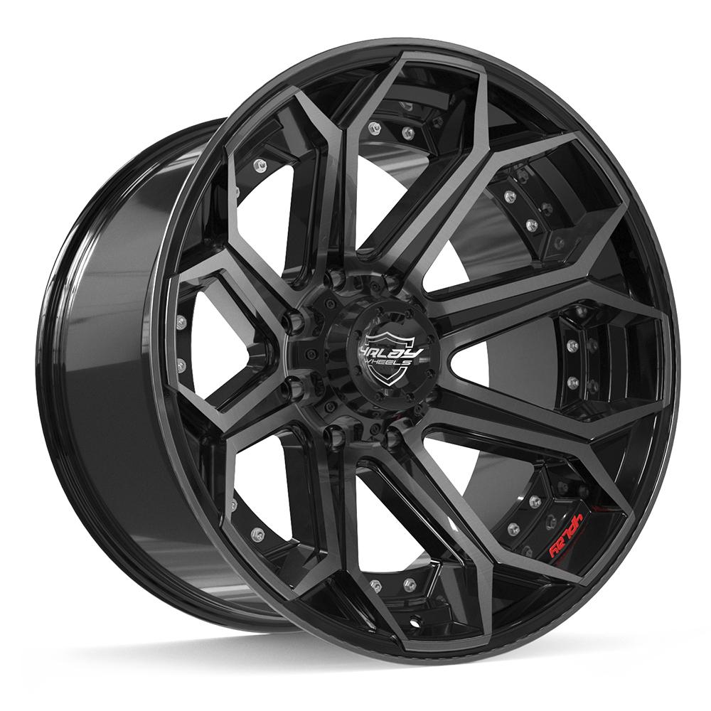 4PLAY Gen2 4P80R 22x12 8x180mm -44et in Brushed Black