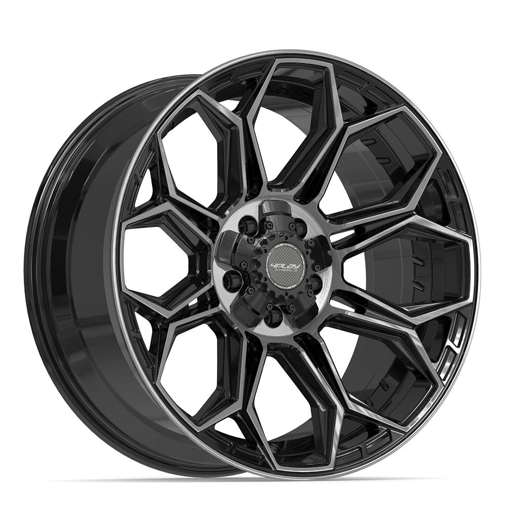 4PLAY Gen3 4P83 20x9 5x5" & 5x5.5" +0et in Brushed Black