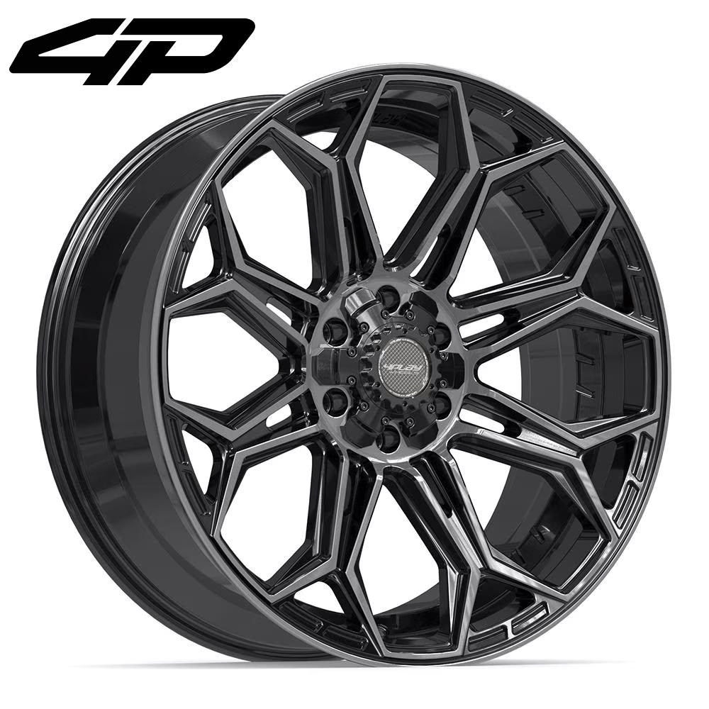 4PLAY Gen3 4P83 22x9 6x135mm & 6x5.5" +12et in Brushed Black