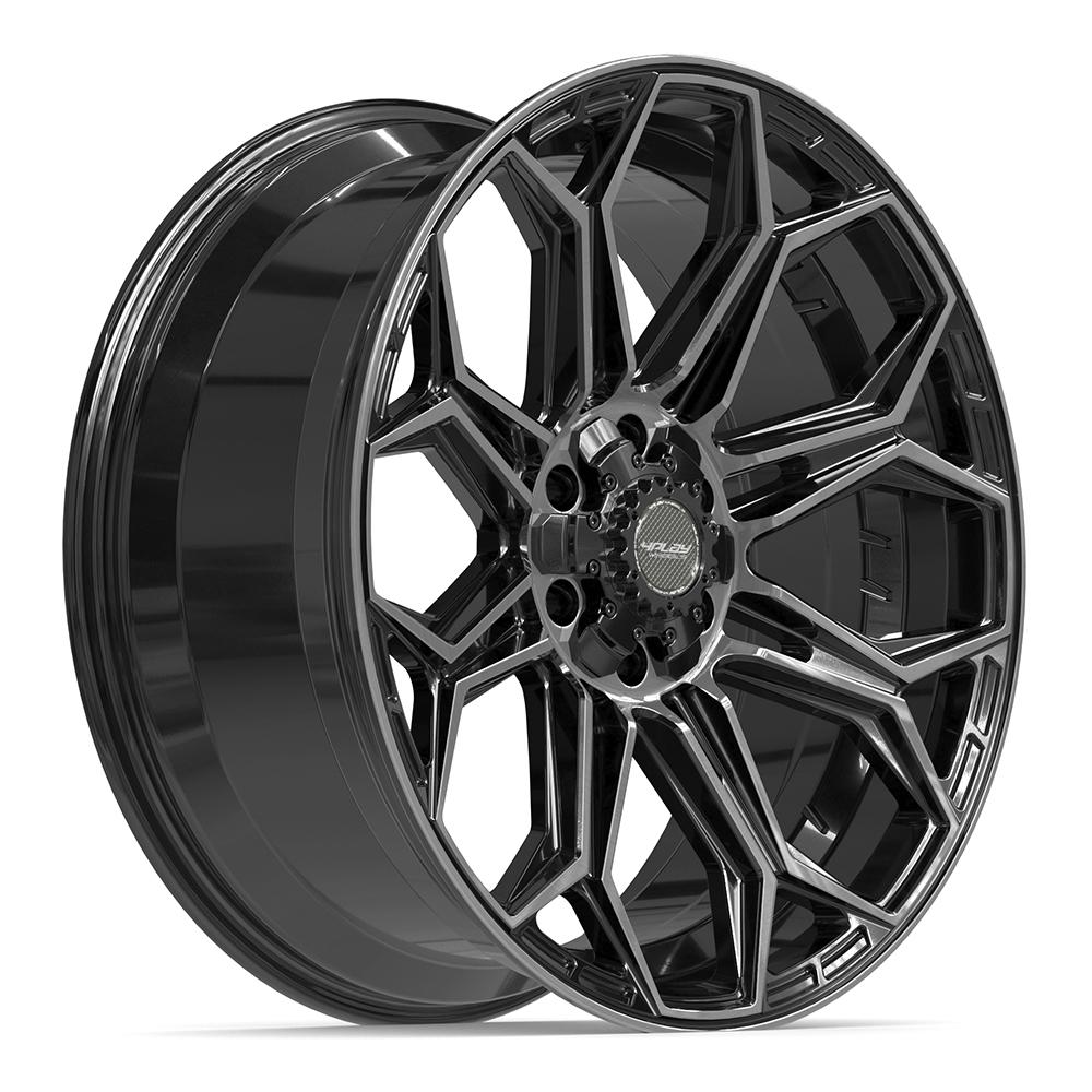 4PLAY Gen3 4P83 22x9 6x135mm & 6x5.5" +12et in Brushed Black