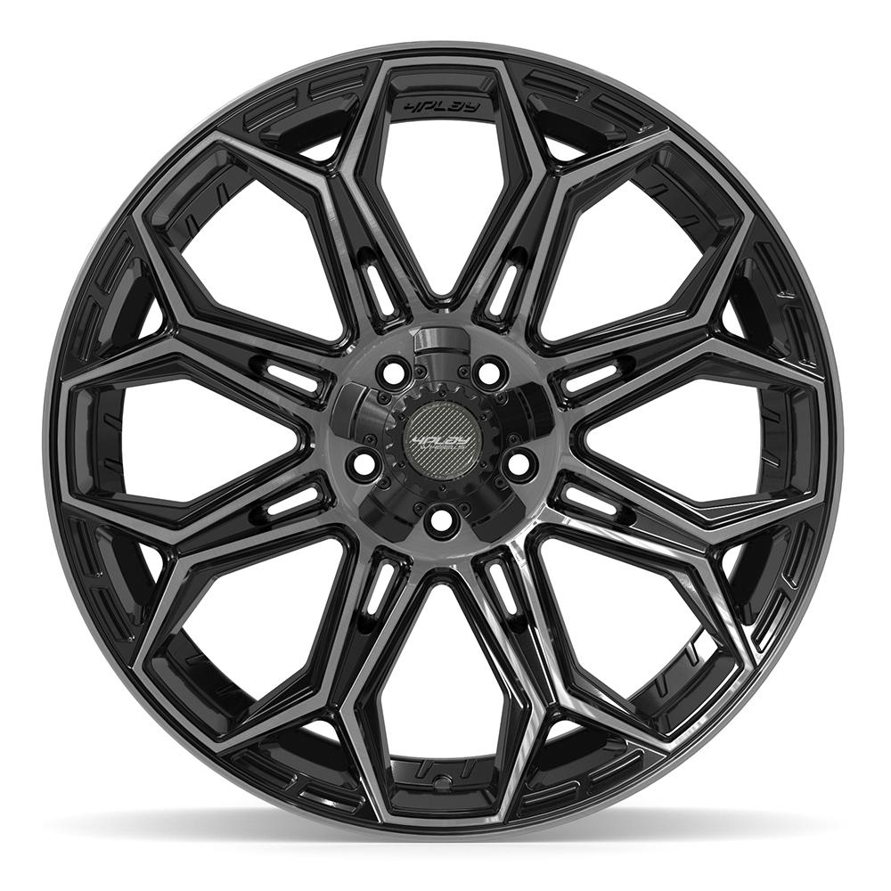 4PLAY Gen3 4P83 22x10 5x5" & 5x5.5" -18et in Brushed Black