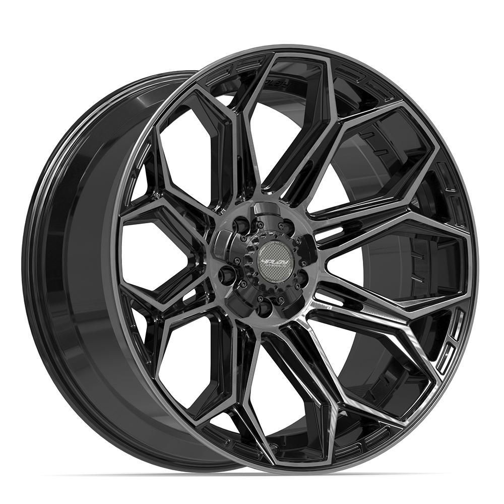 4PLAY Gen3 4P83 22x10 5x5" & 5x5.5" -18et in Brushed Black
