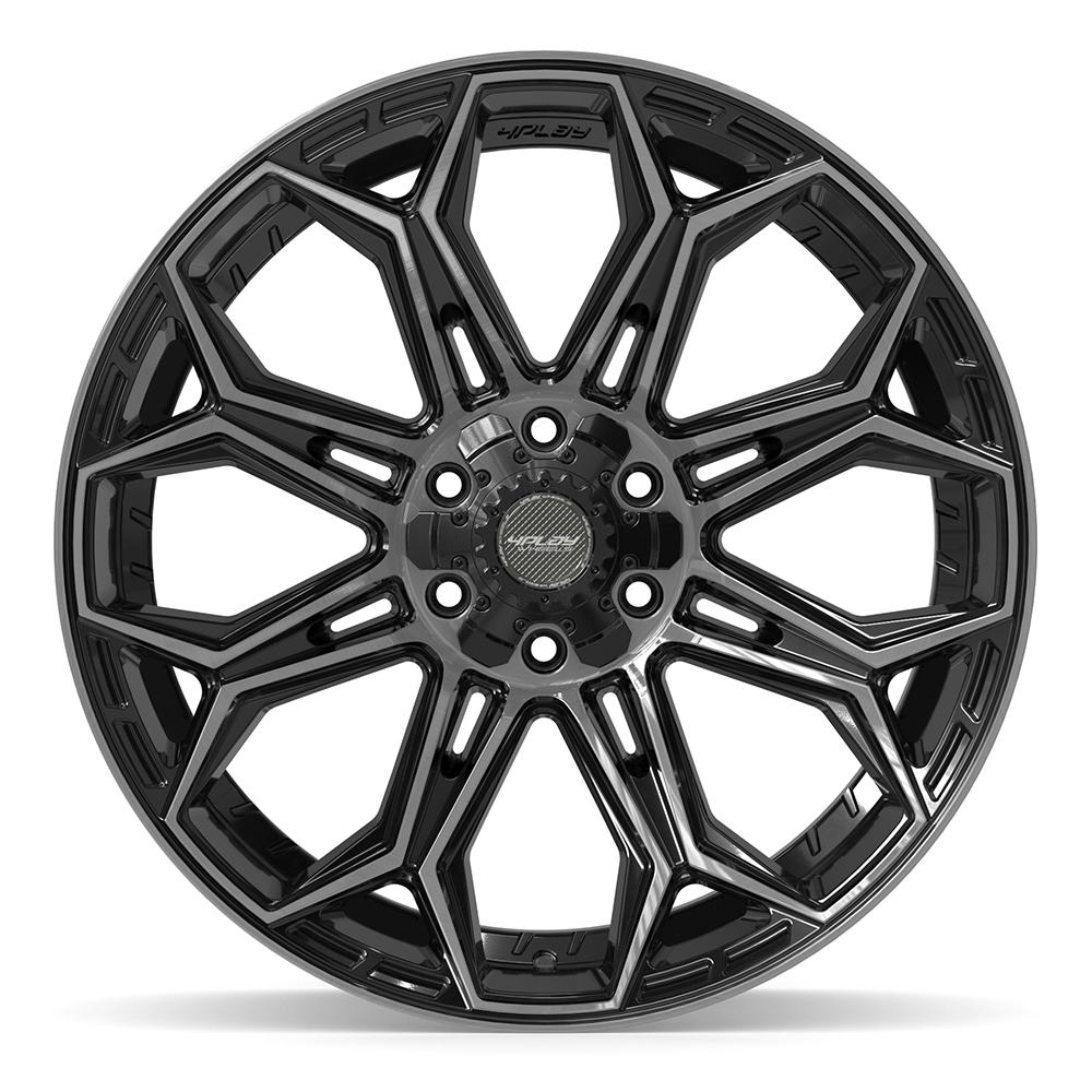 4PLAY Gen3 4P83 22x10 6x135mm & 6x5.5" -18et in Brushed Black