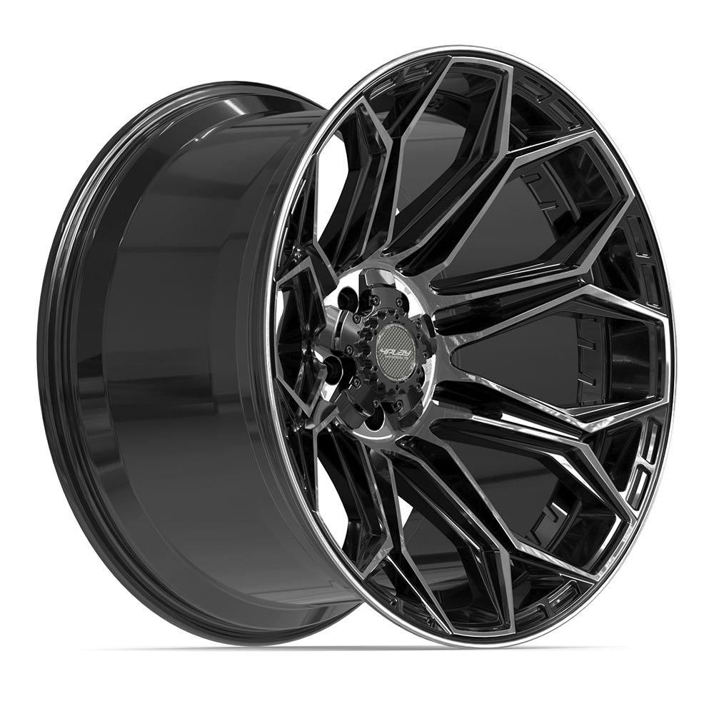 4PLAY Gen3 4P83 22x12 5x5" & 5x5.5" -44et in Brushed Black