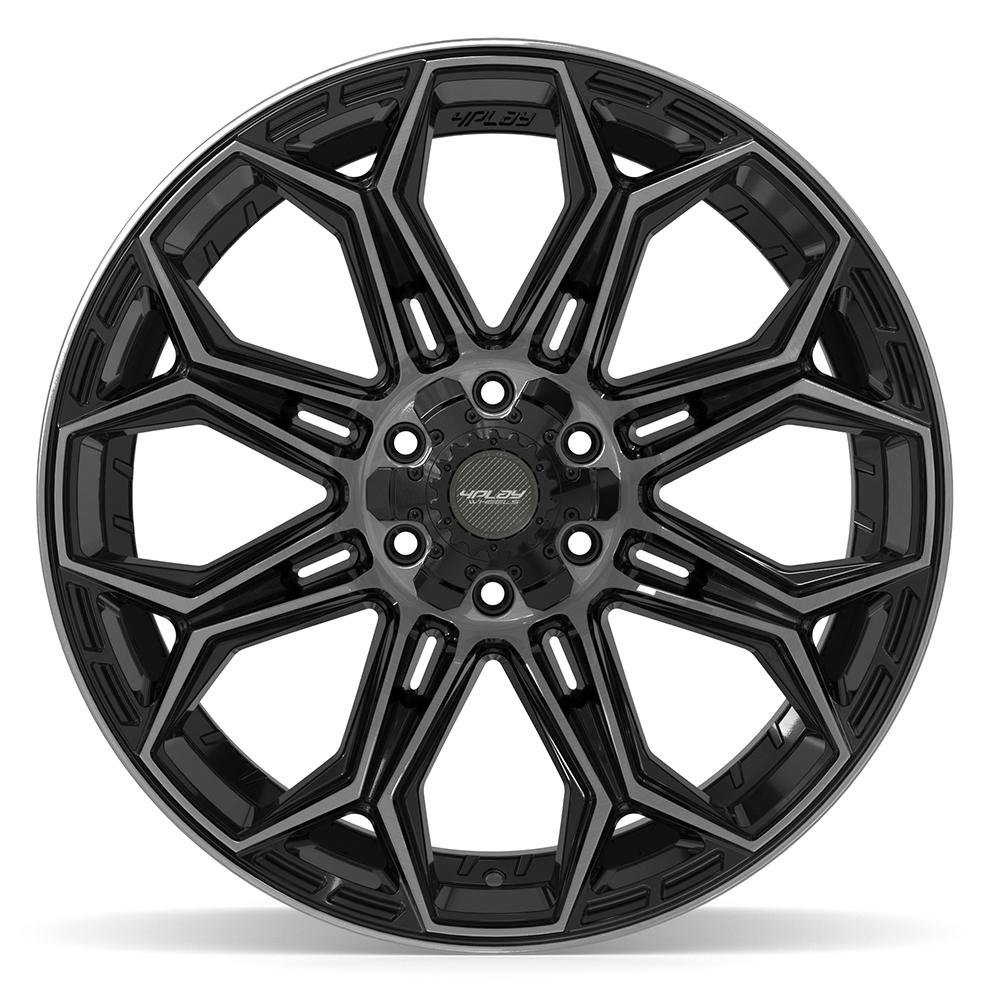 4PLAY Gen3 4P83 22x12 6x135mm & 6x5.5" -44et in Brushed Black