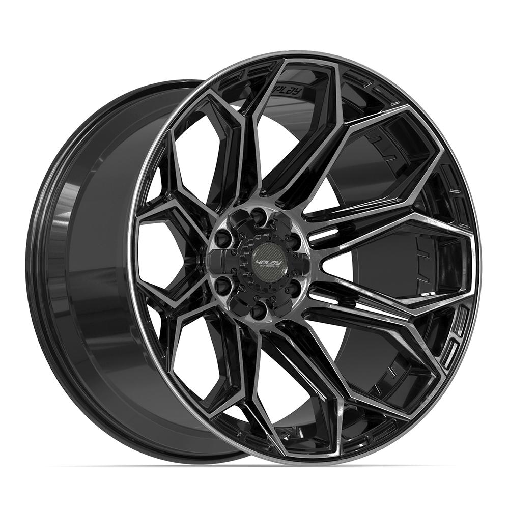 4PLAY Gen3 4P83 22x12 6x135mm & 6x5.5" -44et in Brushed Black