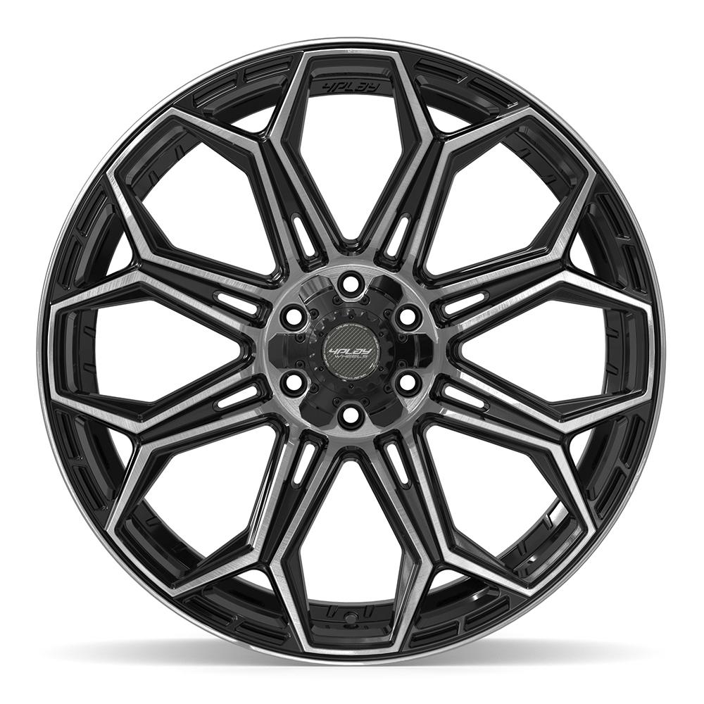 4PLAY Gen3 4P83 24x10 6x135mm & 6x5.5" +18et in Brushed Black