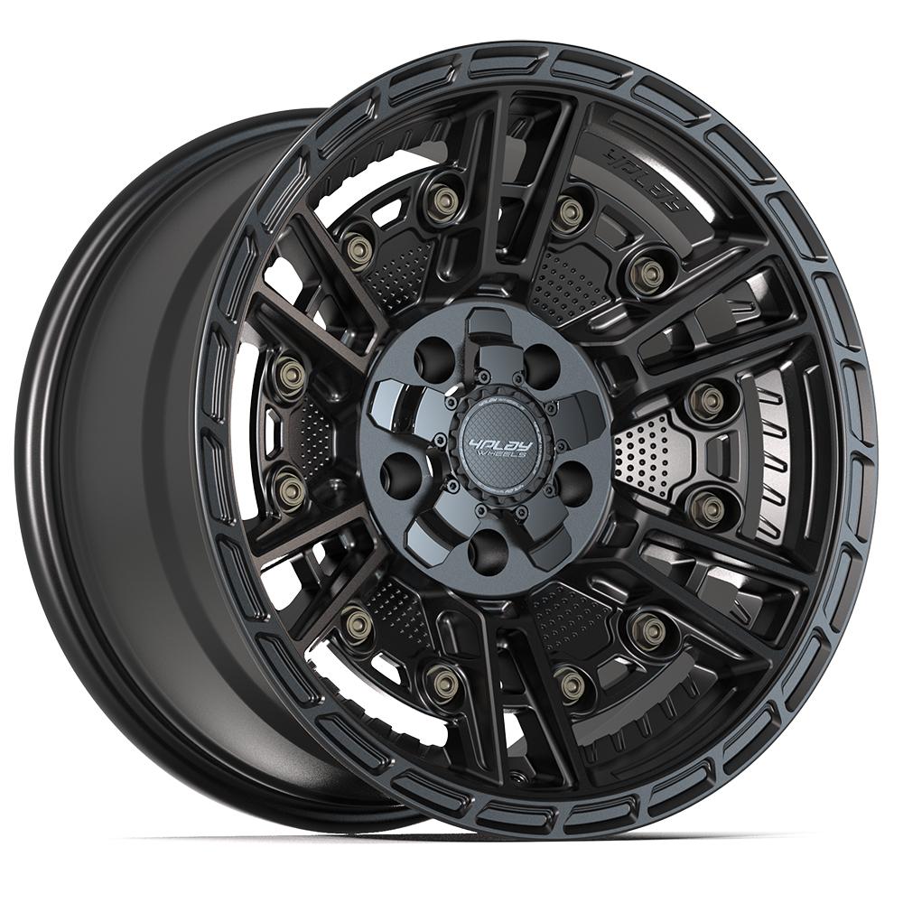 4PLAY Sport2.0 4PS01 17x9 5x5" & 5x5.5" -6et in Satin Black