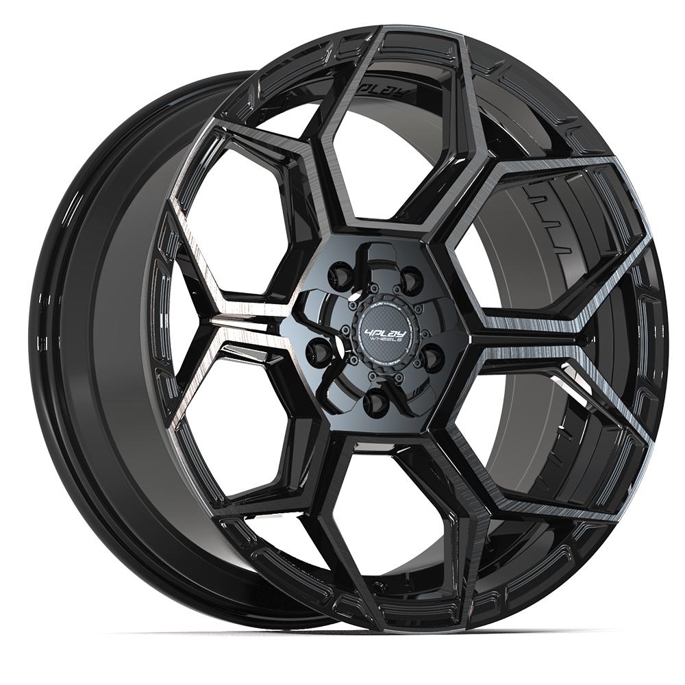 4PLAY Sport2.0 4PS26 20x9 5x5" & 5x5.5" -6et in Brushed Black