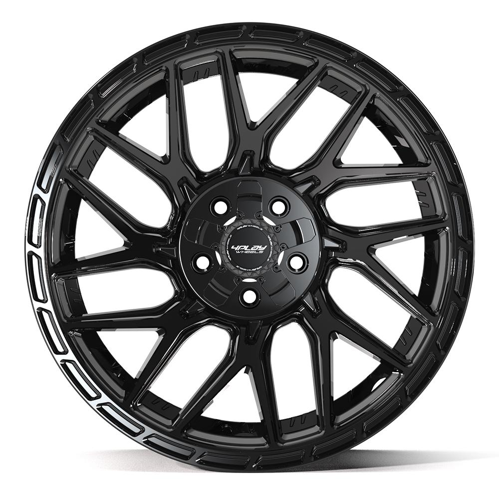 4PLAY Sport2.0 4PS28 20x9 5x5" & 5x5.5" -6et in Brushed Black