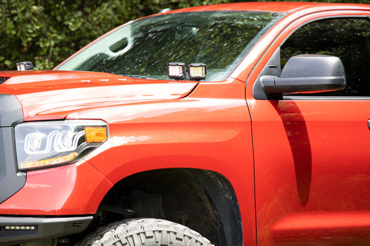 LED Light Kit | Ditch Mount | 3" OSRAM | Wide | Toyota Tundra 2WD/4WD (14-21)