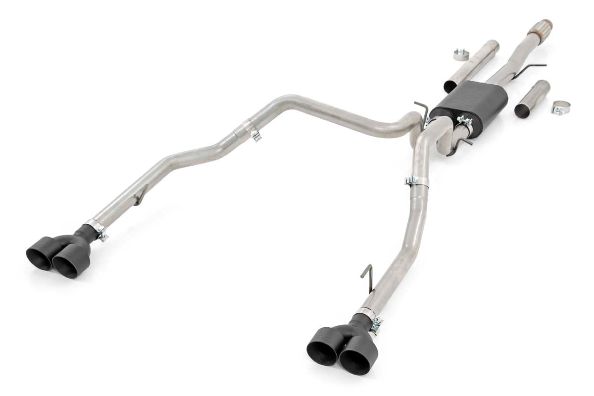 Performance Exhuast | Stainless | Crew/Dbl | RR Exit | Chevy/GMC Sierra/Silverado 1500 (19-26)