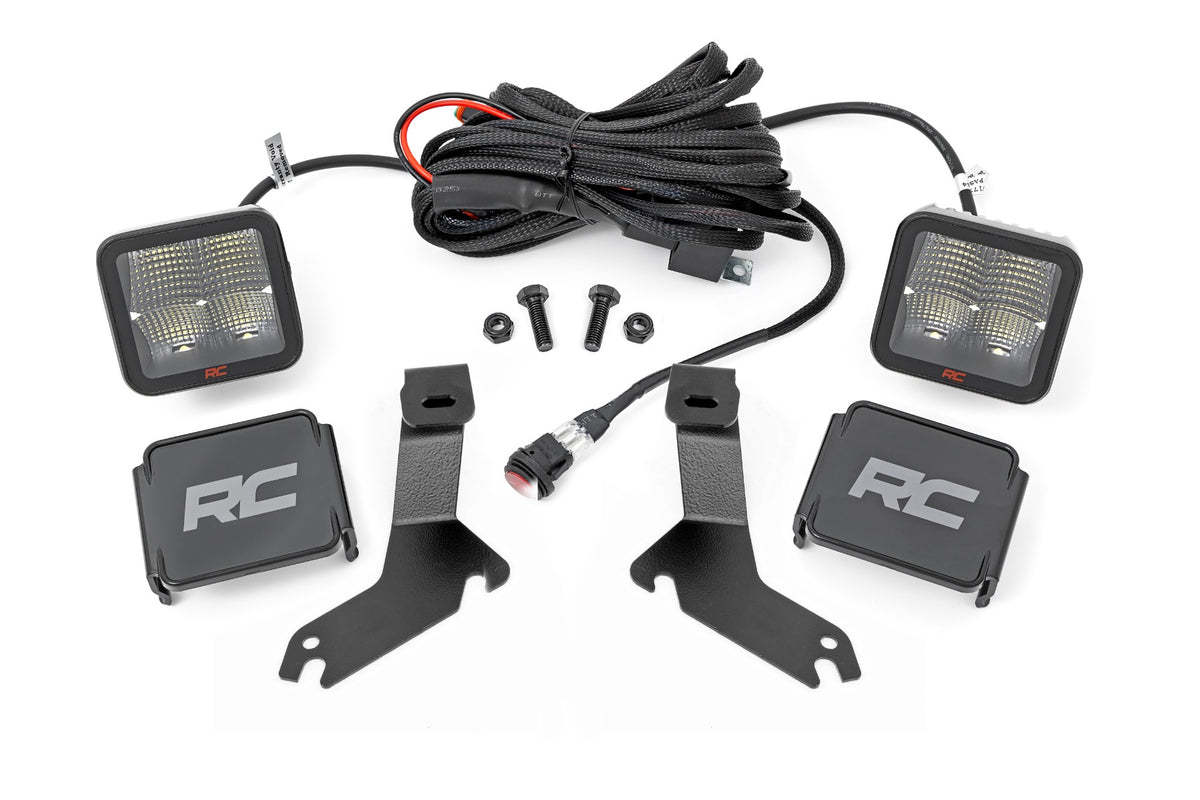 LED Light Kit | Ditch Mount | 2" Spectrum Pair | Spot | Chevy Silverado 1500 (99-06)/Tahoe (00-06)