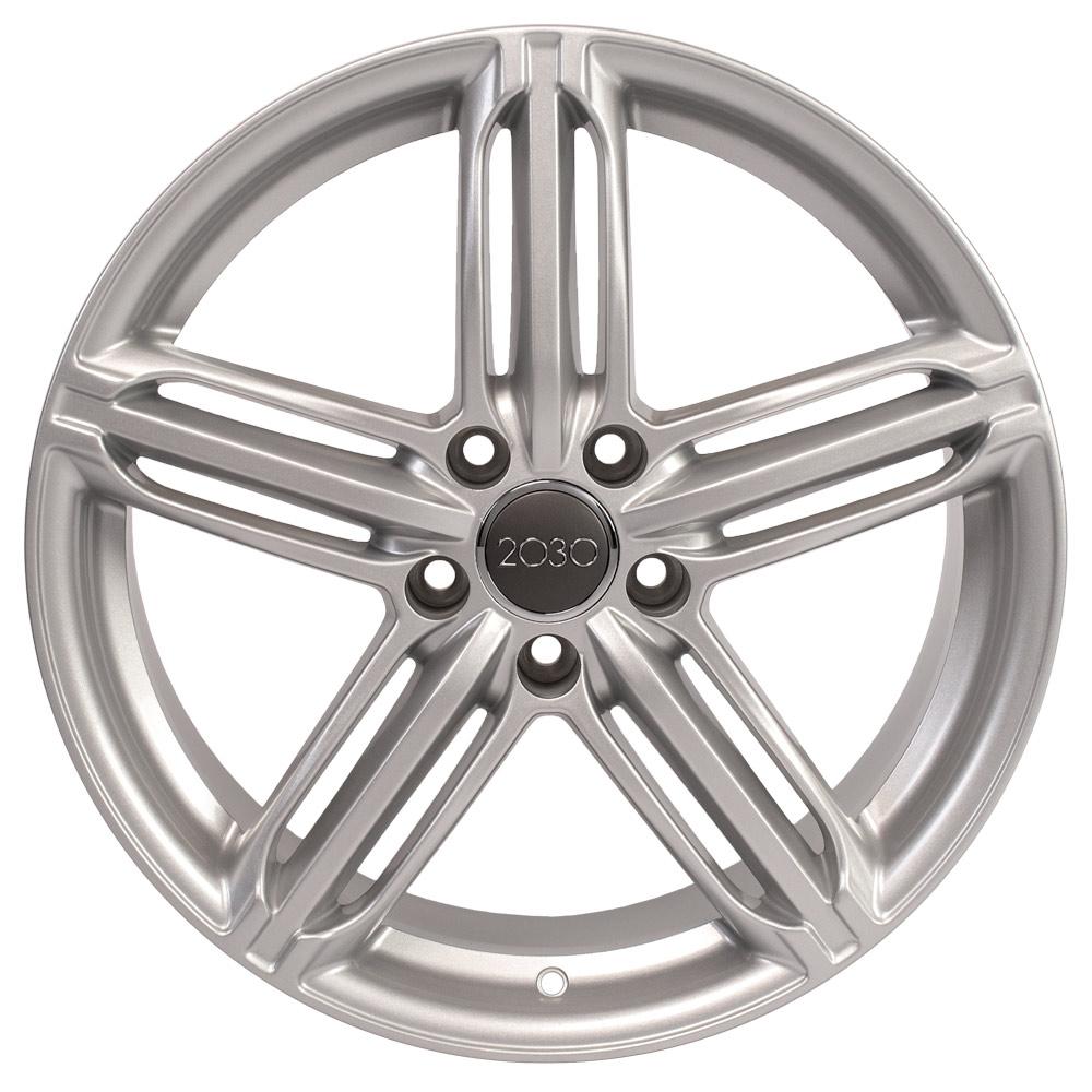 18" Replica AU12 fits Audi RS6 18x8 Silver