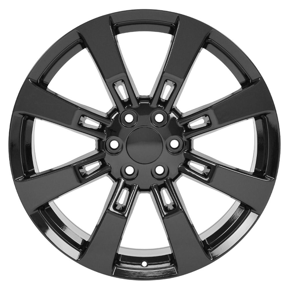 22" Replica CA82 fits Cadillac Escalade 22x9 Black