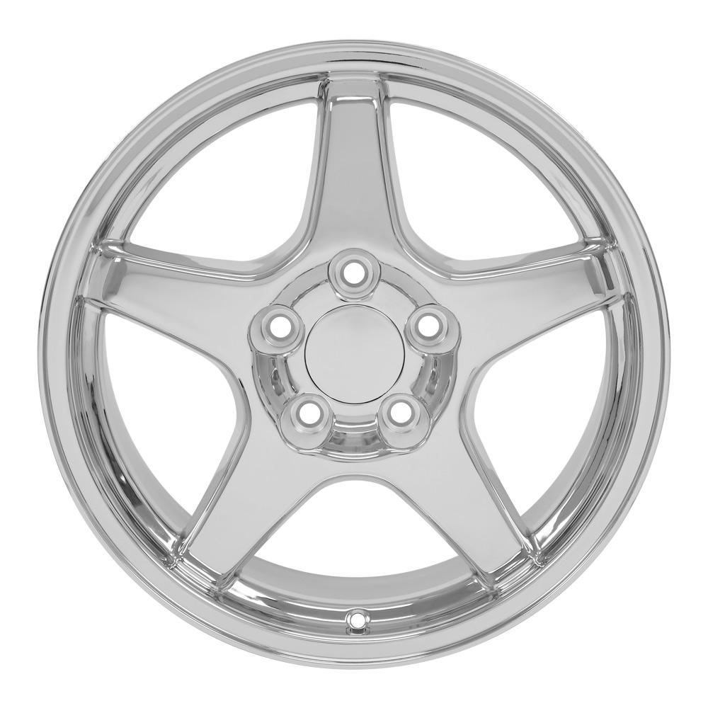 17" Replica CV01 fits Chevrolet Corvette ZR1 17x9.5 Chrome