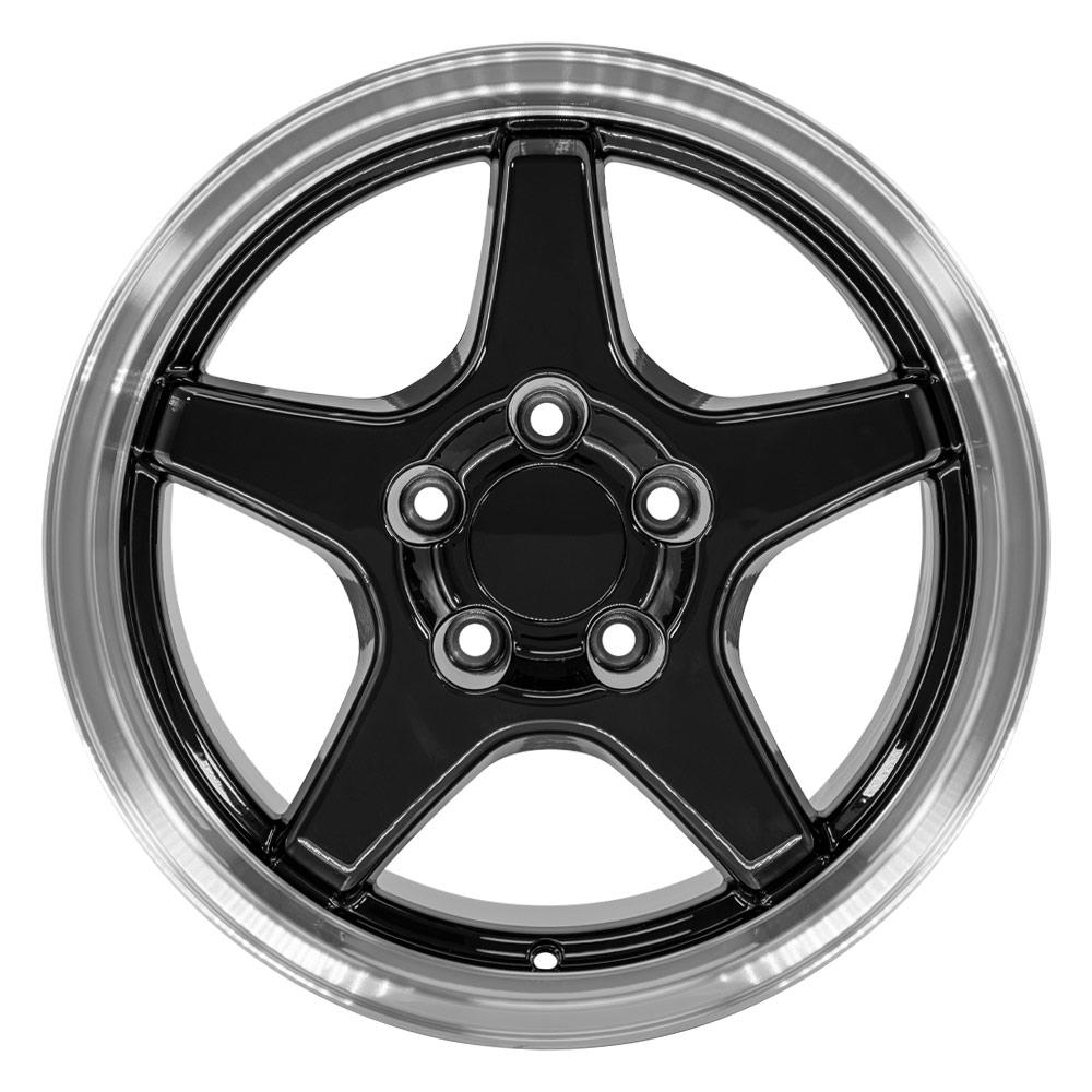 17" Replica CV01 fits Chevrolet Corvette ZR1 17x11 Black
