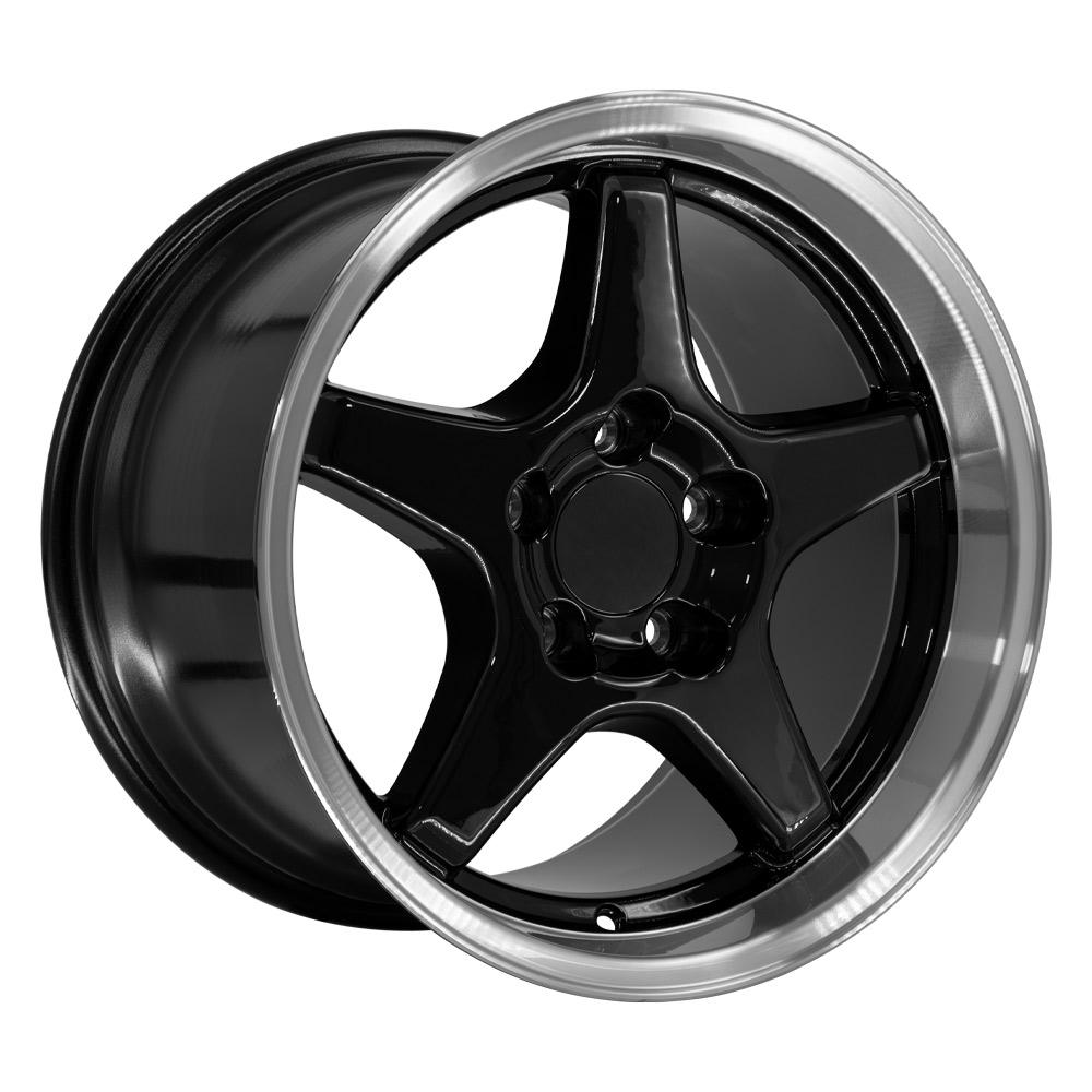 17" Replica CV01 fits Chevrolet Corvette ZR1 17x11 Black