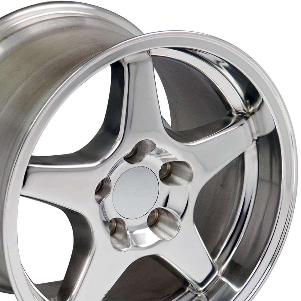 17" Replica CV01 fits Chevrolet Corvette ZR1 17x11 Polished