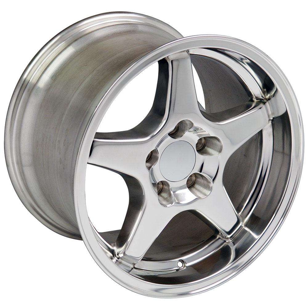 17" Replica CV01 fits Chevrolet Corvette ZR1 17x11 Polished