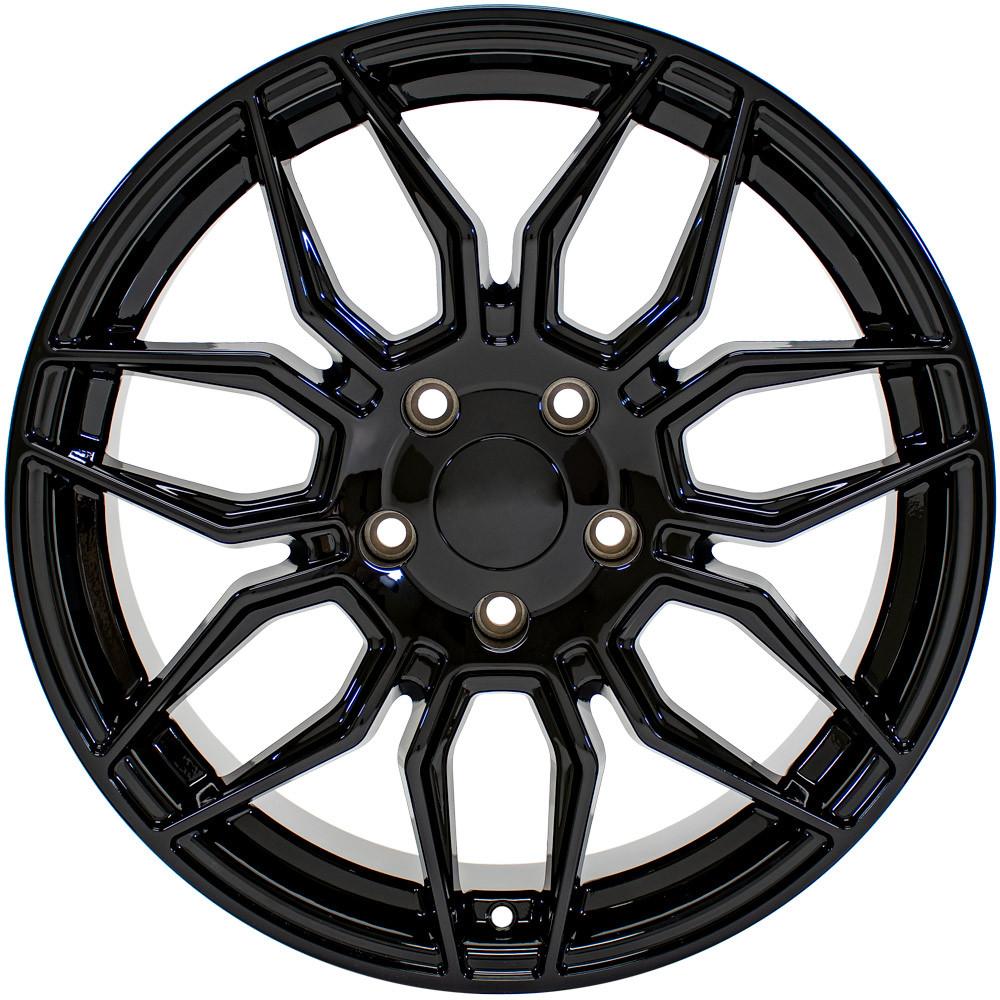 18" Replica CV03C fits Chevrolet C7 Corvette 18x8.5 Gloss Black