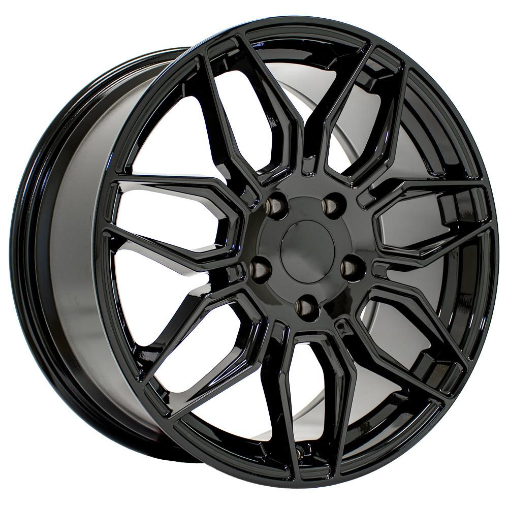 18" Replica CV03C fits Chevrolet C7 Corvette 18x8.5 Gloss Black