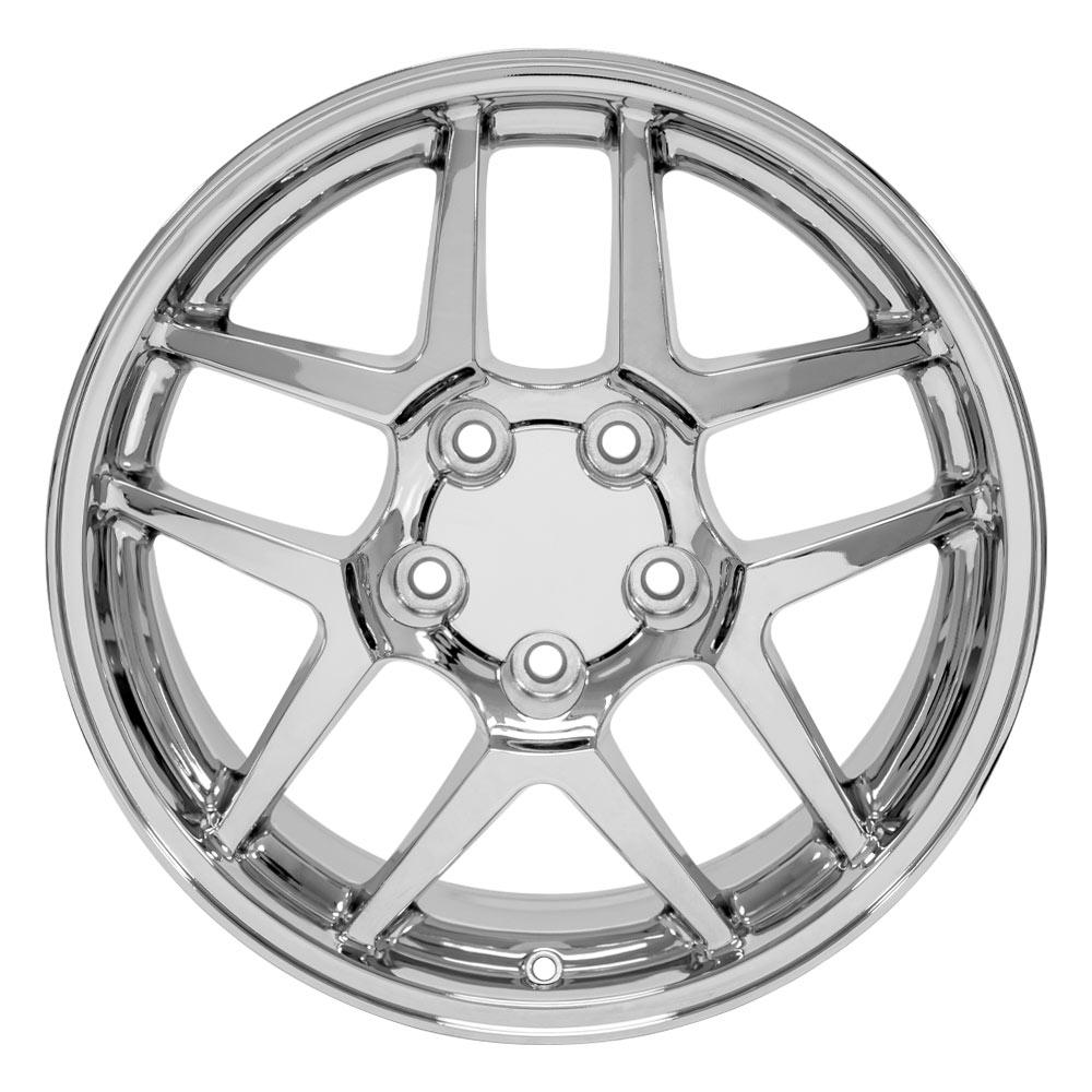 17" Replica CV04 fits Chevrolet Corvette C5 Z06 17x9.5 Chrome