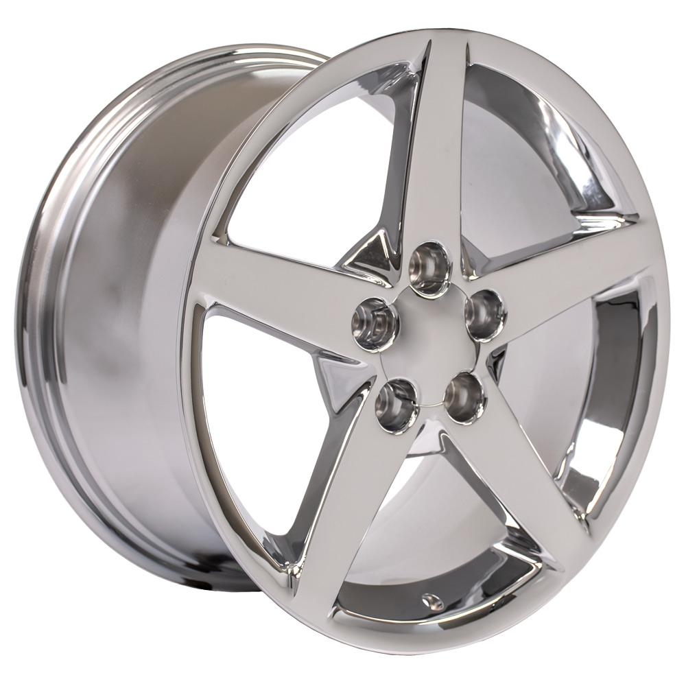 18" Replica CV06 fits Chevrolet Corvette C6 18x9.5 Chrome