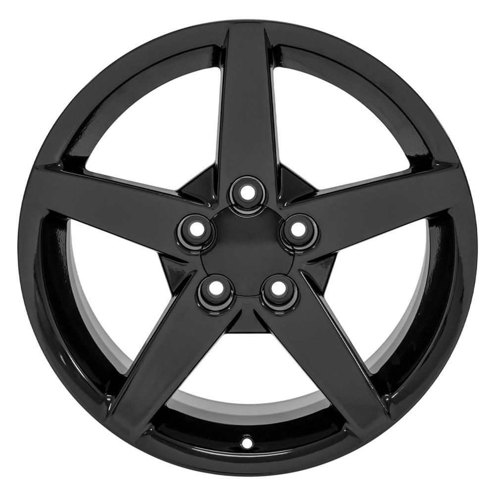 18" Replica CV06 fits Chevrolet Corvette C6 18x9.5 Black
