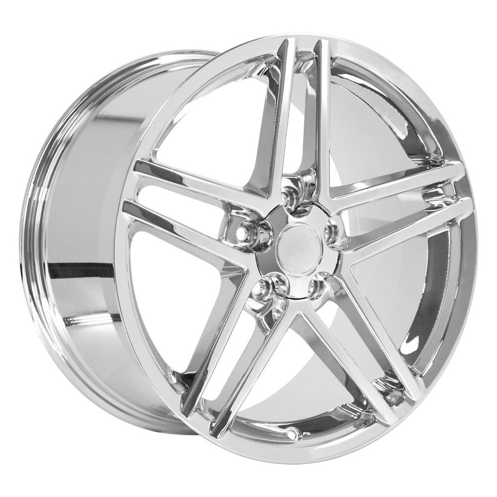 19" Replica CV07B fits Chevrolet Corvette C6 Z06 19x10 Chrome