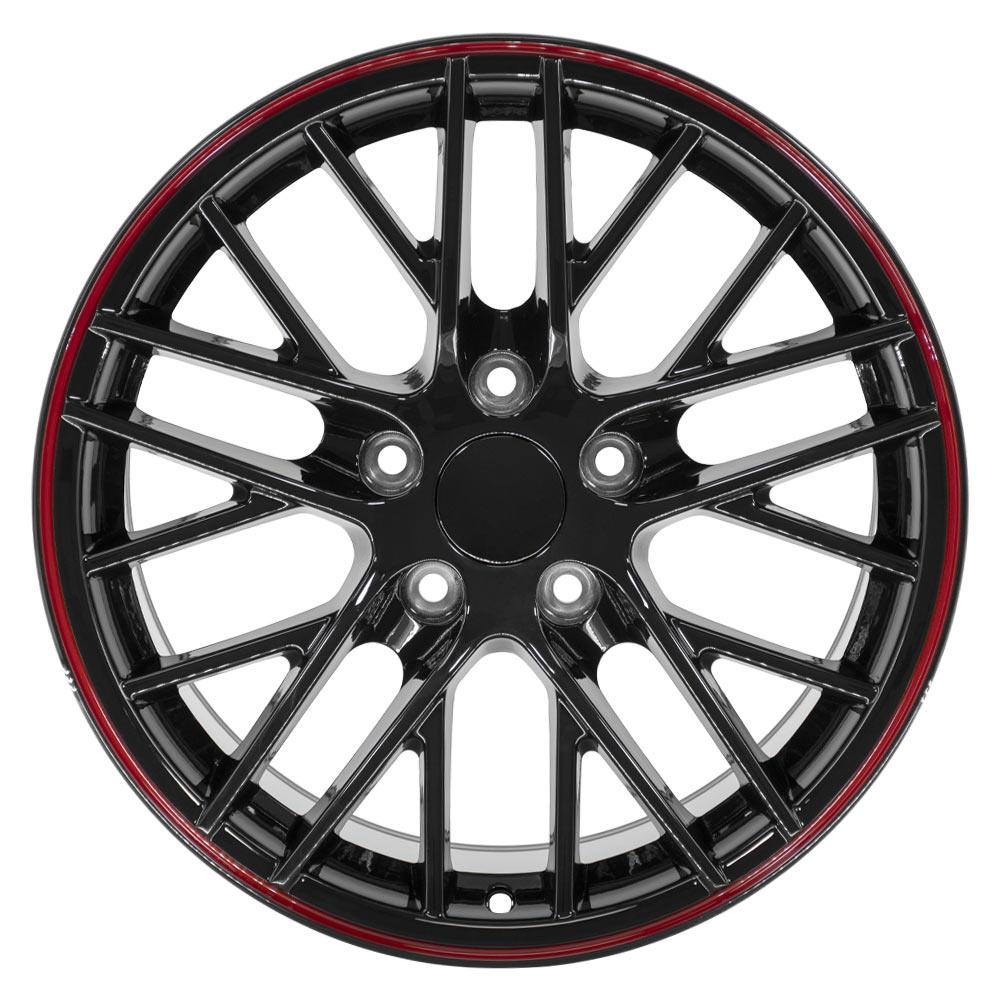 17" Replica CV08A fits Chevrolet Corvette C6 ZR1 17x9.5 Redline