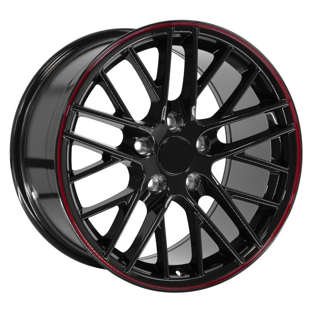 17" Replica CV08A fits Chevrolet Corvette C6 ZR1 17x9.5 Redline