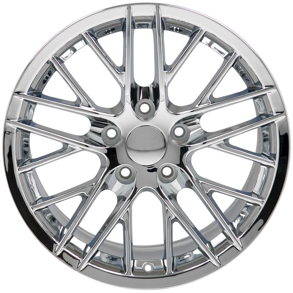 17" Replica CV08A fits Chevrolet Corvette C6 ZR1 17x9.5 Chrome