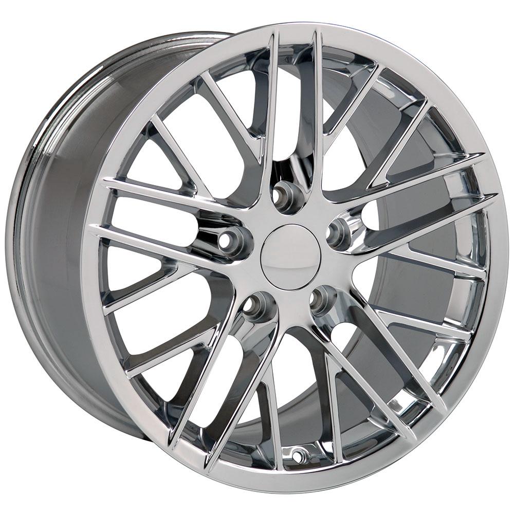 17" Replica CV08A fits Chevrolet Corvette C6 ZR1 17x9.5 Chrome