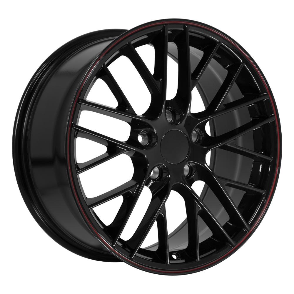 18" Replica CV08B fits Chevrolet Corvette C6 ZR1 18x8.5 Redline