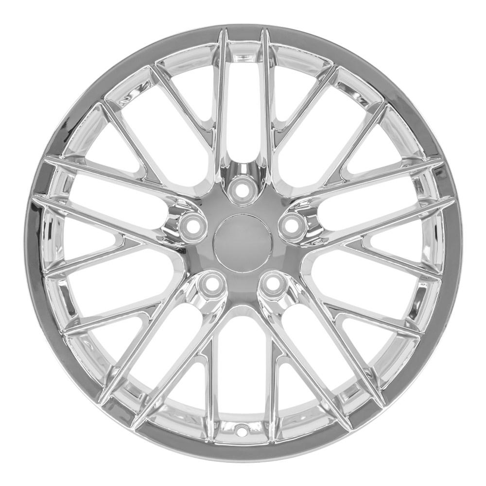 18" Replica CV08B fits Chevrolet Corvette C6 ZR1 18x8.5 Chrome