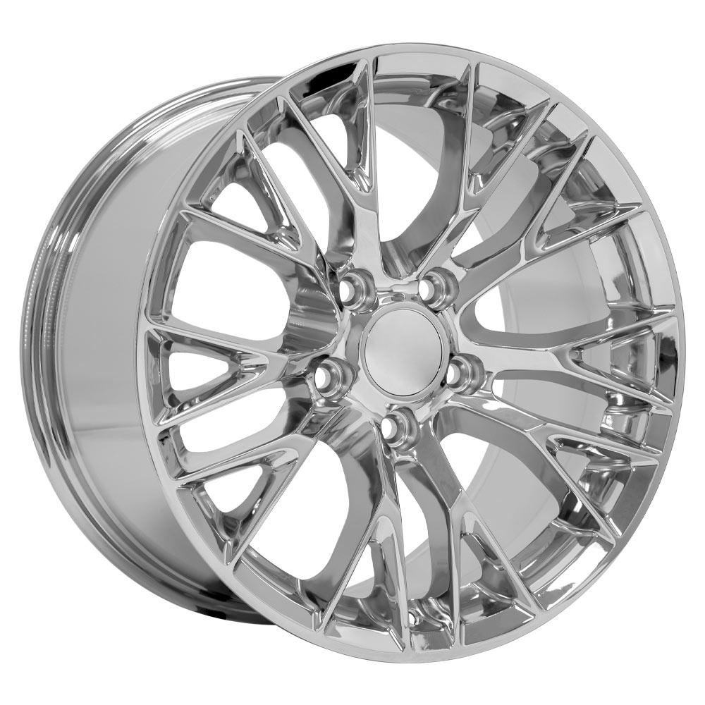 17" Replica CV22 fits Chevrolet Corvette C7 Z06 17x9.5 Chrome