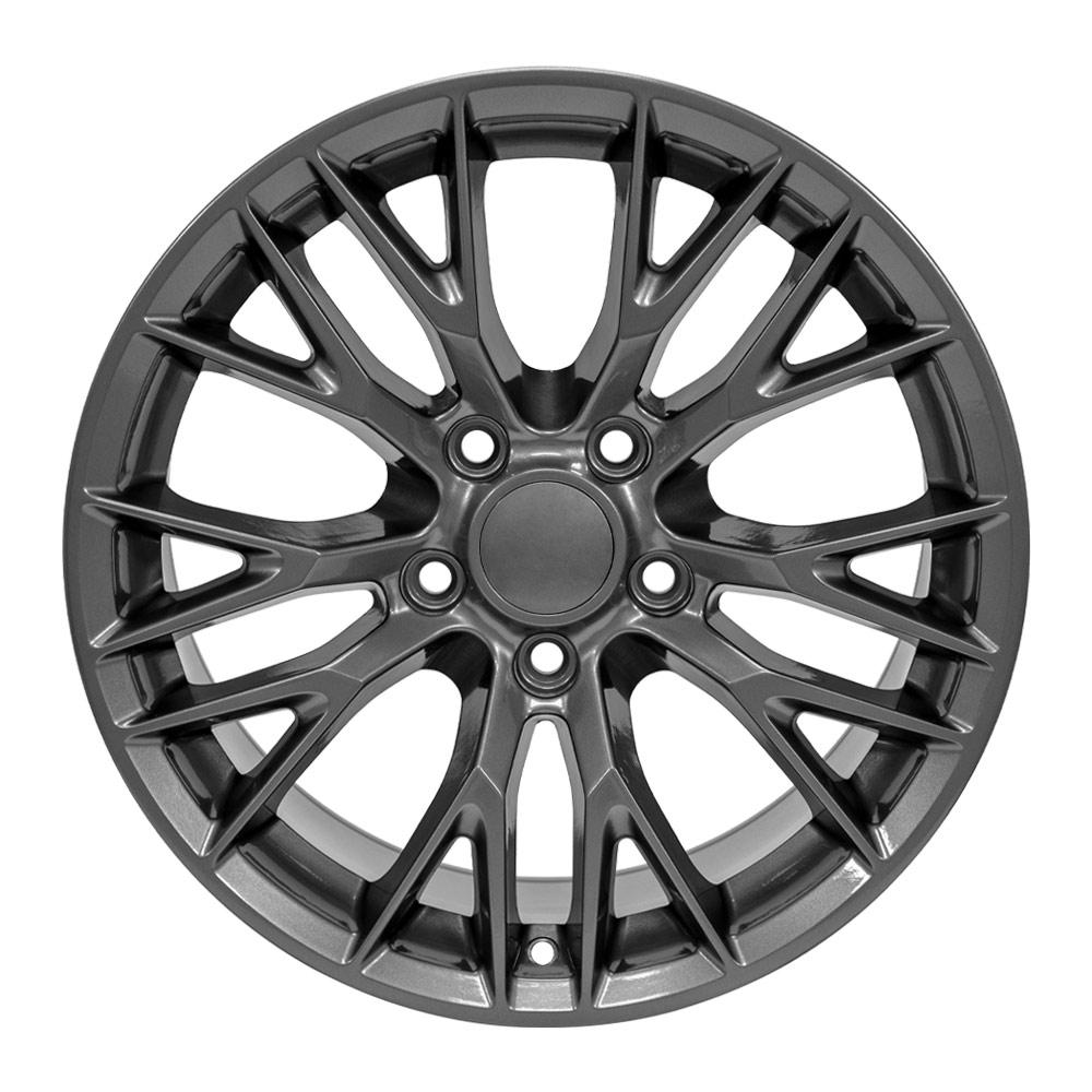 17" Replica CV22 fits Chevrolet Corvette C7 Z06 17x9.5 Gunmetal