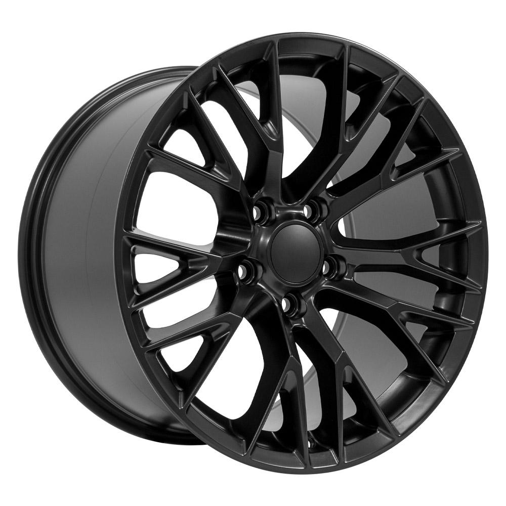18" Replica CV22 fits Chevrolet Corvette C7 Z06 18x10.5 Black