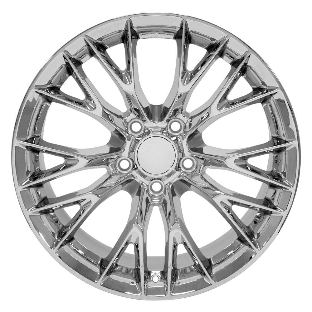 18" Replica CV22 fits Chevrolet Corvette C7 Z06 18x10.5 Chrome
