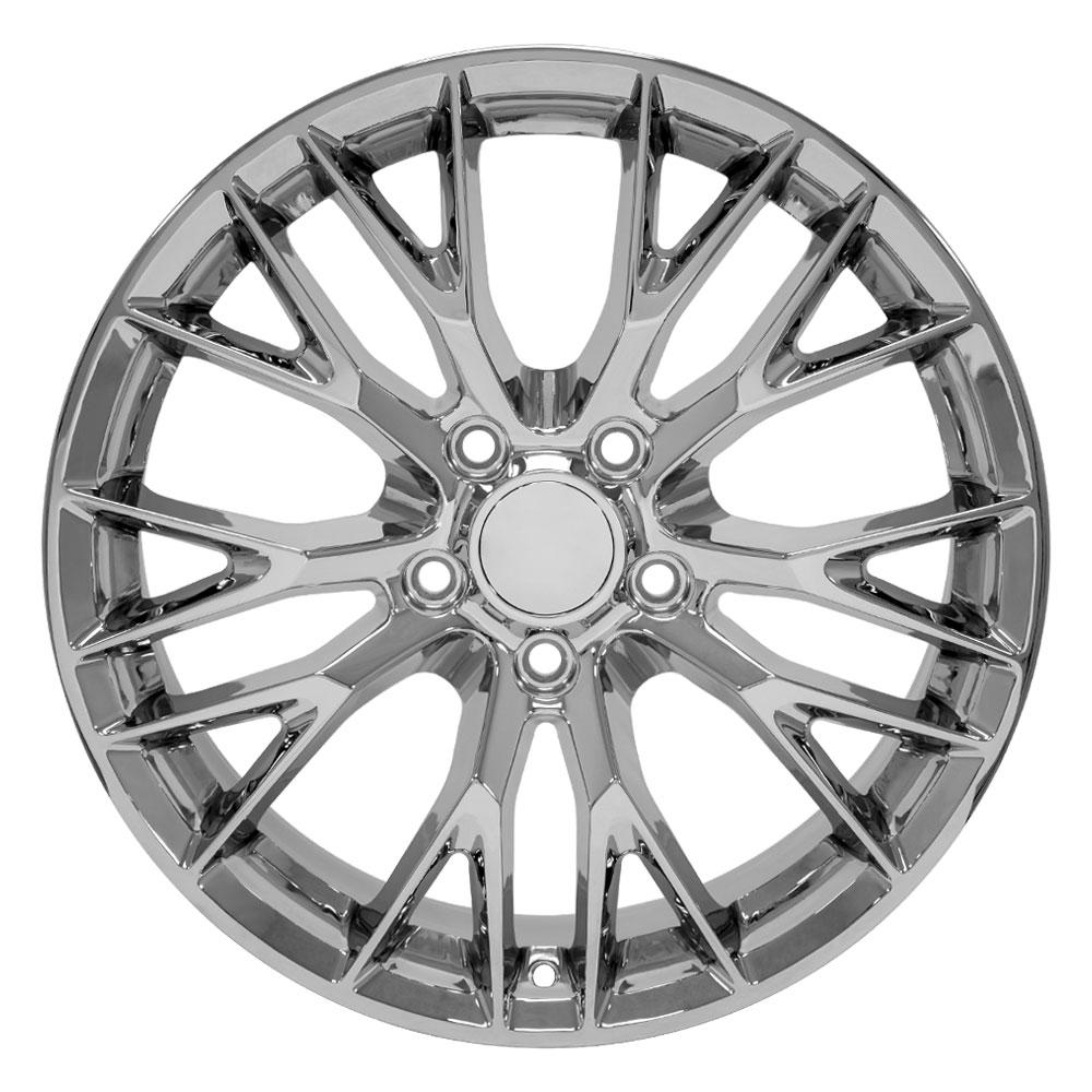 18" Replica CV22 fits Chevrolet Corvette C7 Z06 18x8.5 Chrome