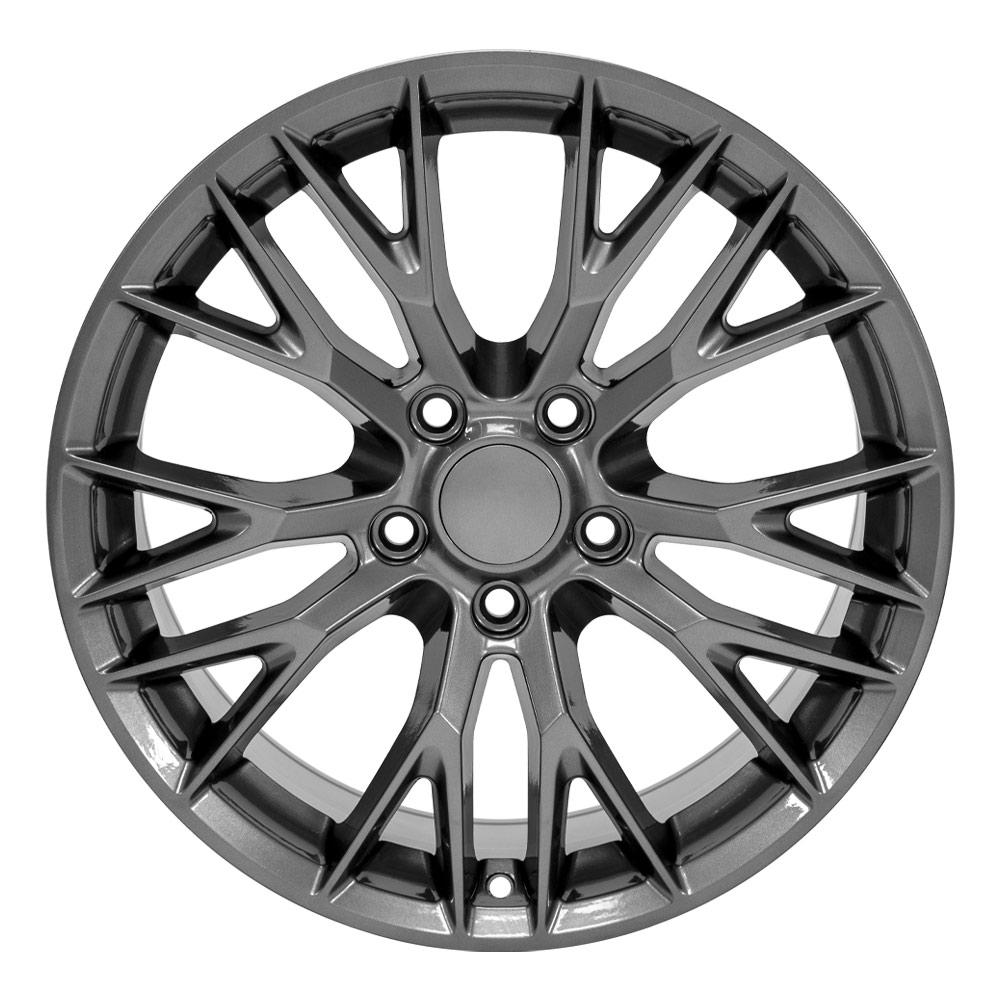 18" Replica CV22 fits Chevrolet Corvette C7 Z06 18x8.5 Gunmetal