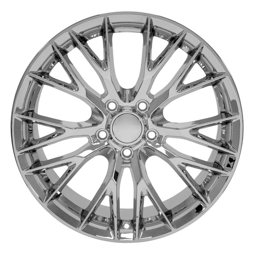 19" Replica CV22 fits Chevrolet Corvette C7 Z06 19x10 Chrome